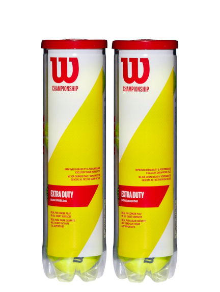 WILSON CHAMPIONSHIP Bi-Pack teniso kamuoliukai
